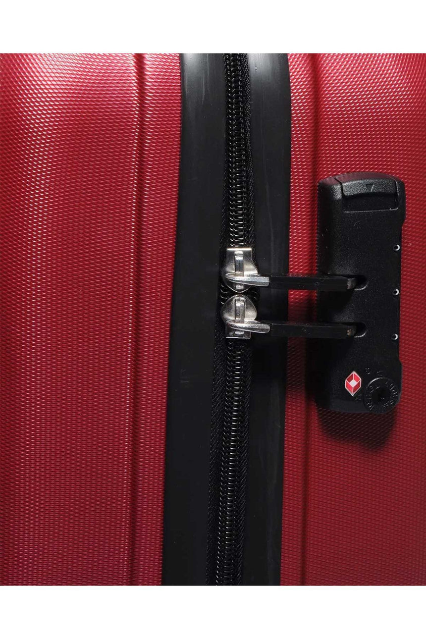 Pierre Cardin Trolley Büyük Boy Sert Valiz Bordo