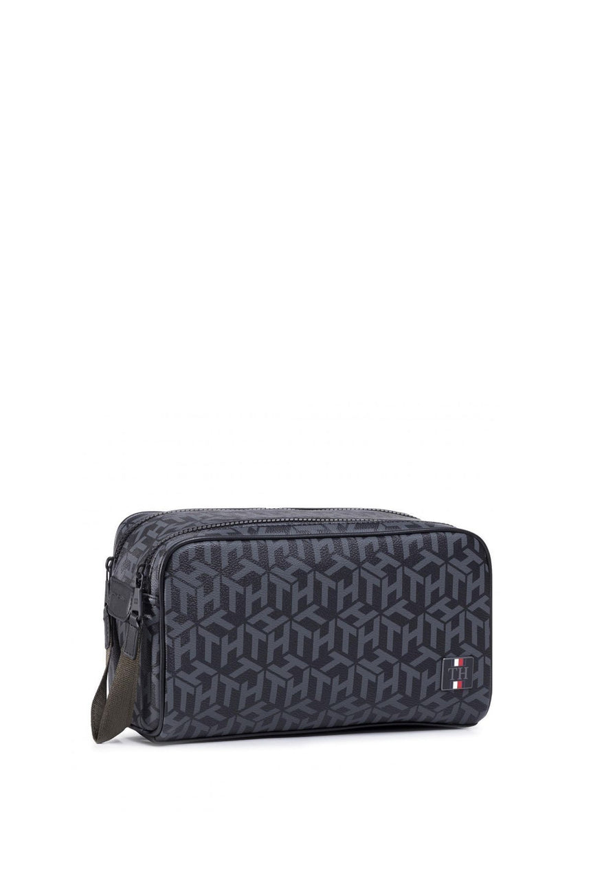 Tommy Hilfiger Coated Canvas Erkek Aksesuar Çantası Black