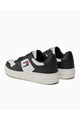 Tommy Hilfiger Retro Basket Low Top Sneakers Black/Ecru