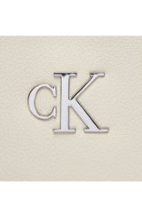 Calvin Klein Minimal Monogram Shoulder Bag Omuz Çantası Stone