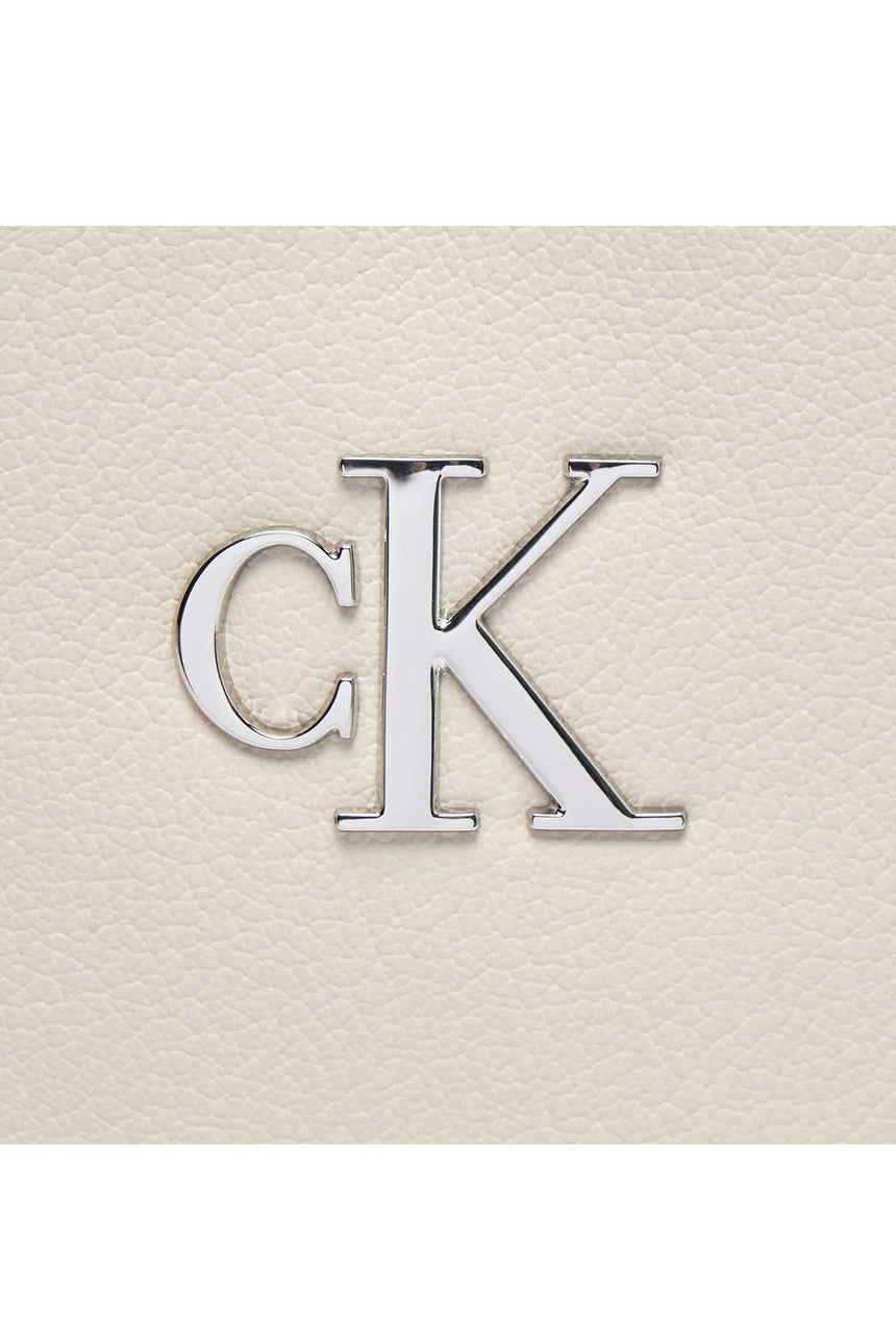 Calvin Klein Minimal Monogram Shoulder Bag Omuz Çantası Stone