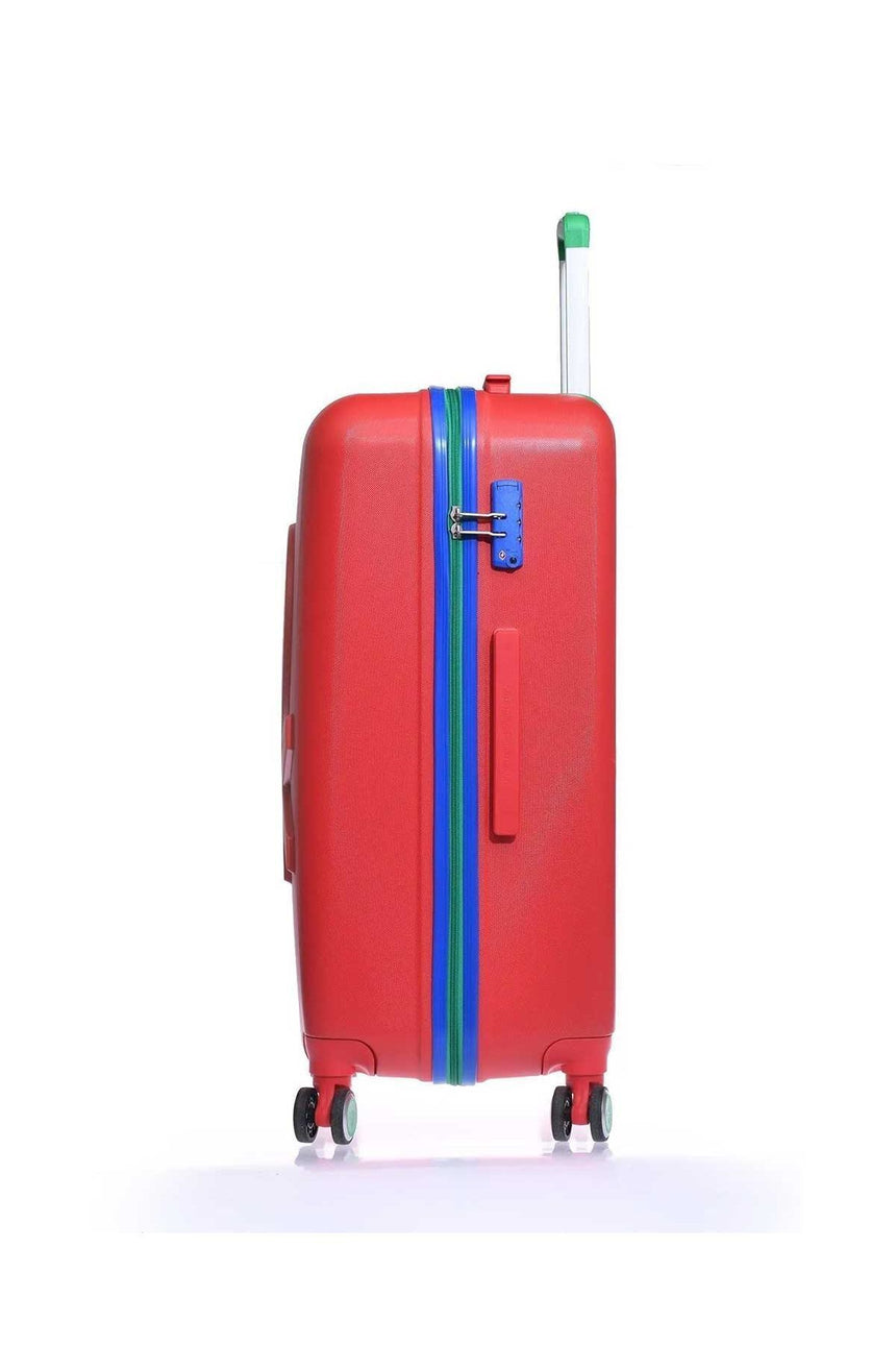 Benetton Büyük Boy 70 Cm Valiz Kırmızı