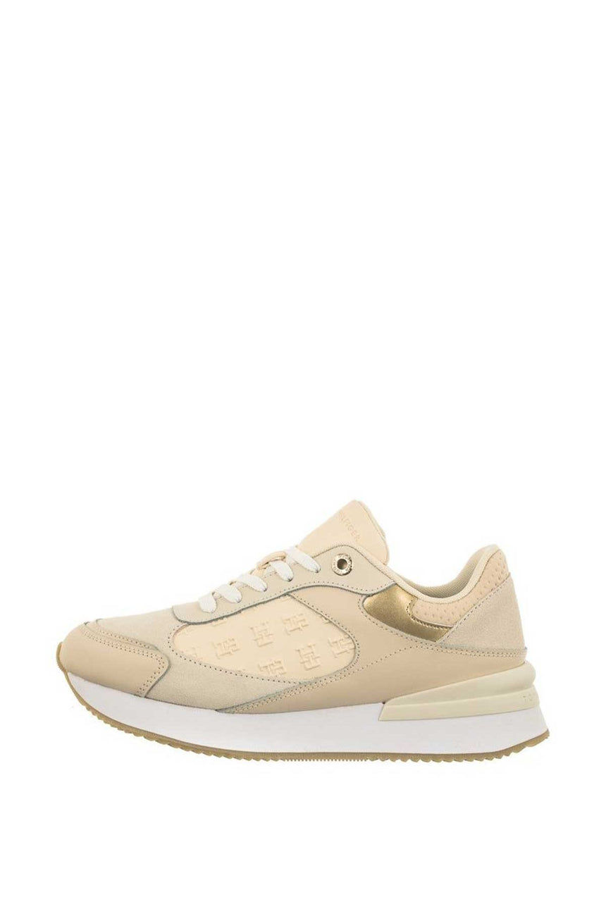 Tommy Hilfiger Elevated Runner Kadın Sneakers Bej