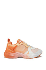 Calvin Klein Retro Tennis Low Lace Up Sneakers Orange