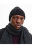 Calvin Klein Daddy Wool Rib Beanie Bere Black