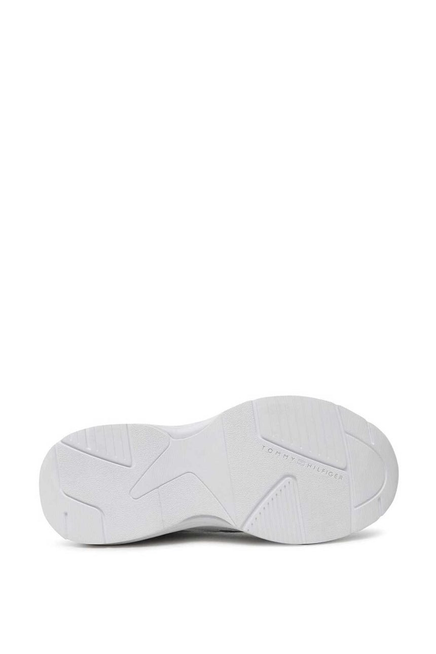Tommy Hilfiger Casual Leather Runner Kadın Sneaker Beyaz