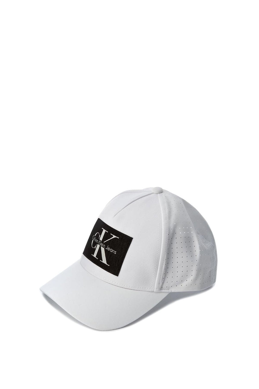 Calvin Klein Re-Issue Perf Baseball Cap Kadın Şapka Power White