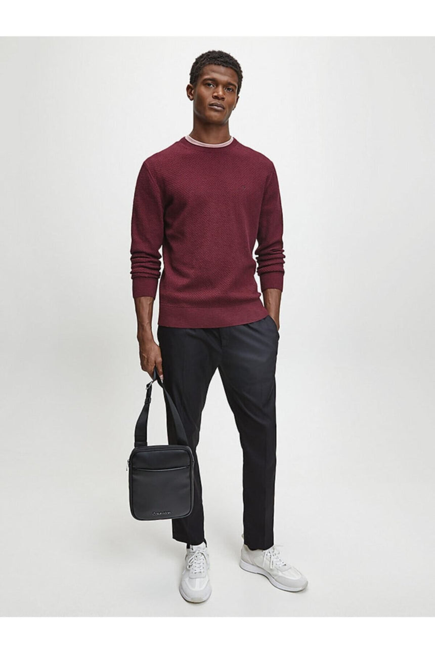 Calvin Klein Ck Central Flat Çapraz Askılı Erkek Çantası Black