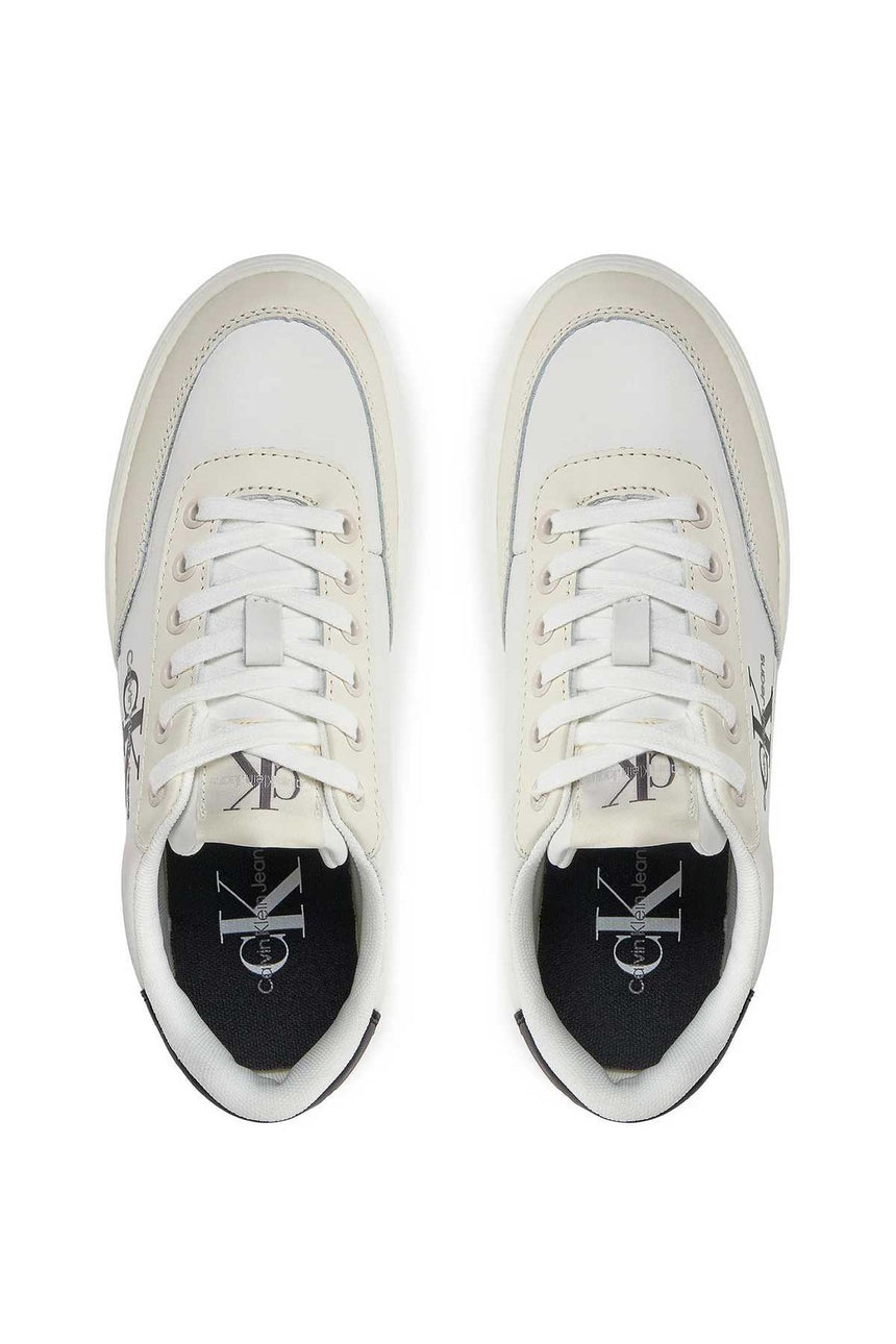 Calvin Klein Classic Cupsole Low Lace Up Sneakers White