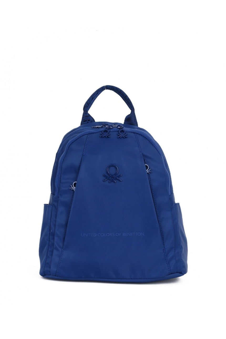 Benetton Çok Bölmeli Kadın Sırt Çantası Lacivert