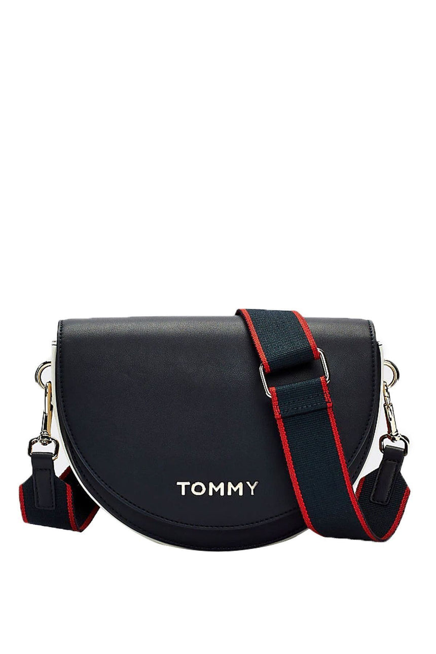 Tommy Hilfiger Staple Saddle Çapraz Askılı Kadın Çantası Sky Captain