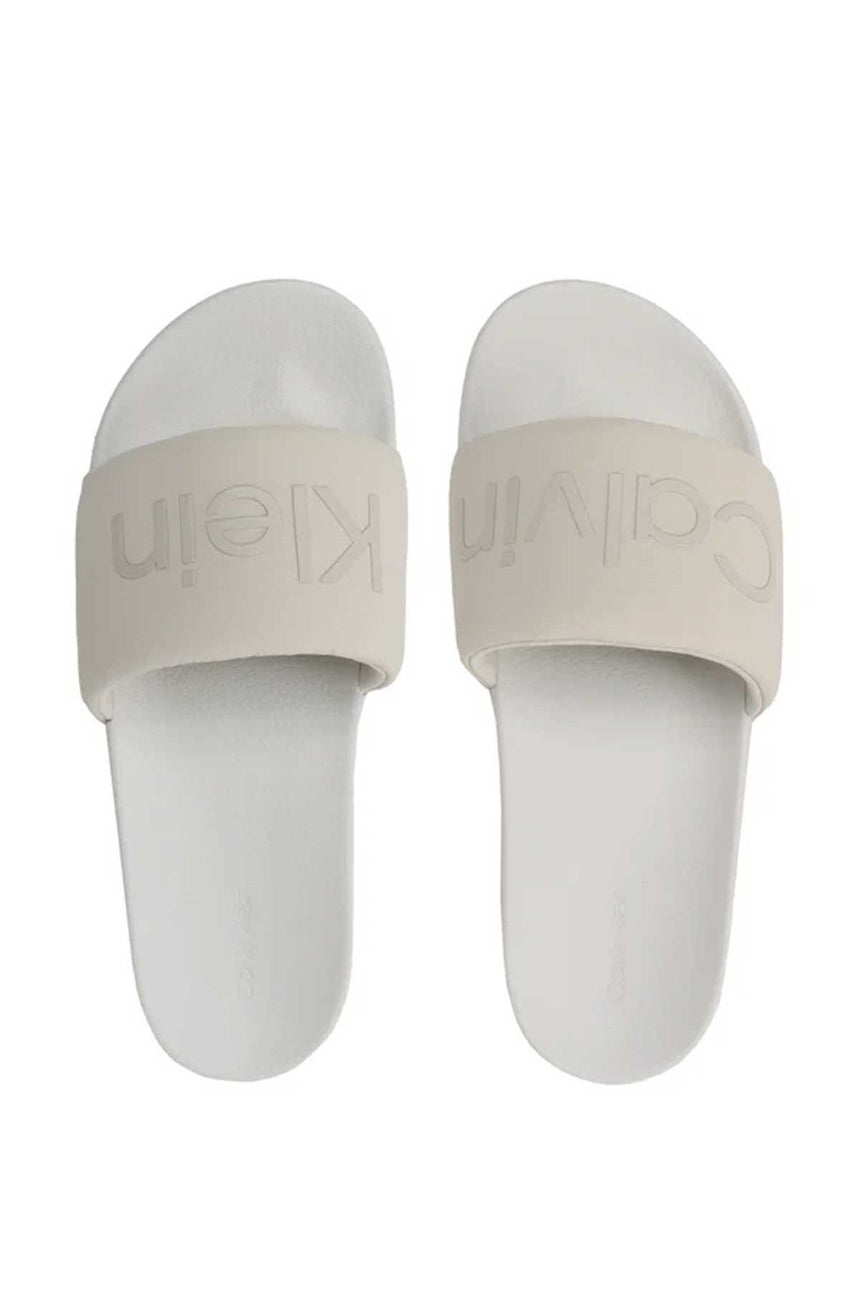 Calvin Klein Pool Slide Erkek Sneaker Dark Ecru