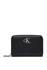 Calvin Klein Minimal Monogram Kadın Cüzdanı Black