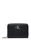 Calvin Klein Minimal Monogram Kadın Cüzdanı Black