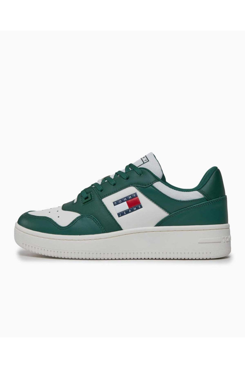Tommy Hilfiger Retro Basket Low Top Sneakers Court Green