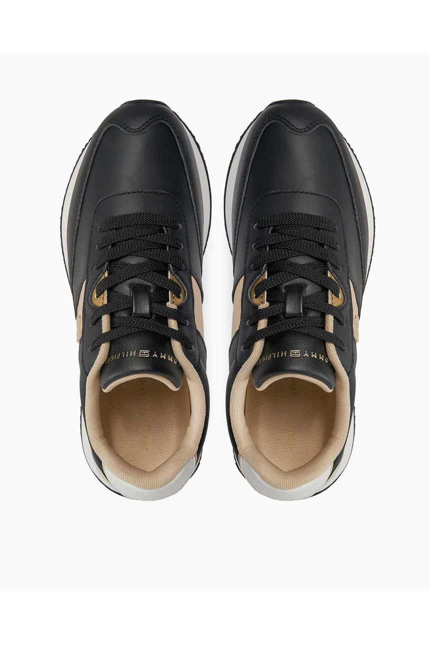 Tommy Hilfiger Elevated Feminine Runner Sneakers Black