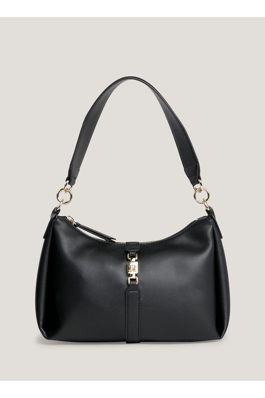 Tommy Hilfiger Feminine Shoulder Bag Omuz Çantası Black