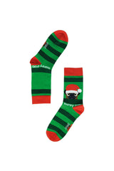 The Socks 3'lü Yılbaşı Desenli Kutulu Çorap Seti Renkli
