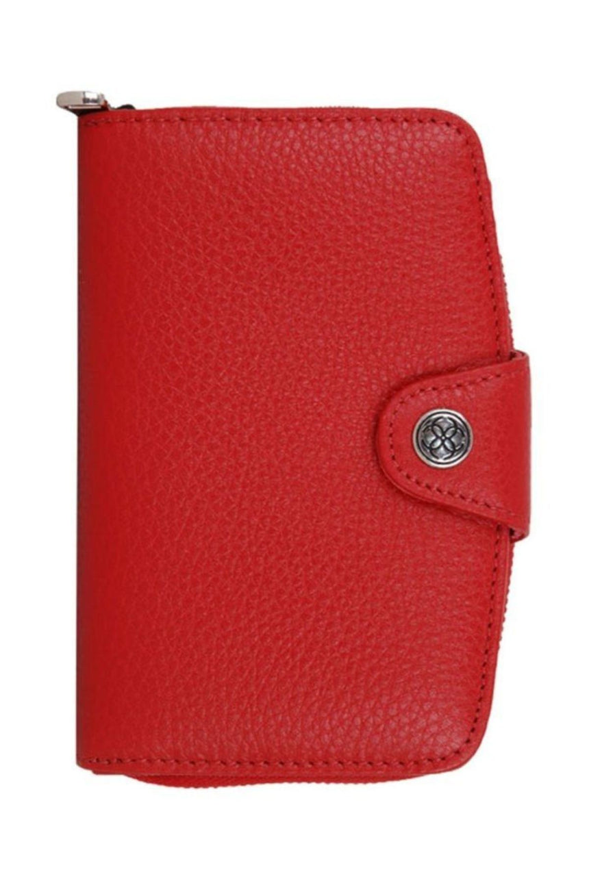 Cengiz Pakel Çıt Çıtlı Kadın Portföyü Kırmızı