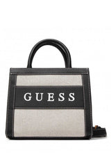 Guess Salford Tote Kadın El Çantası Natural - Black