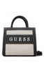 Guess Salford Tote Kadın El Çantası Natural - Black