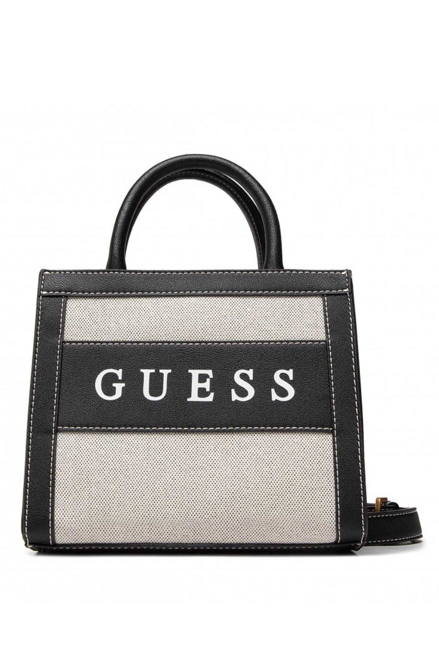 Guess Salford Tote Kadın El Çantası Natural - Black