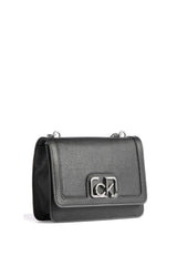 Calvin Klein Flap Shoulder Bag Md Çapraz Askılı Kadın Çantası Black