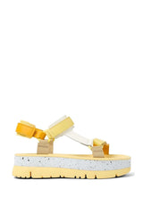 Camper Pav.Calima,Serv.Botij/OS.Gra.Bian-Citrin Kadın Sandalet Renkli