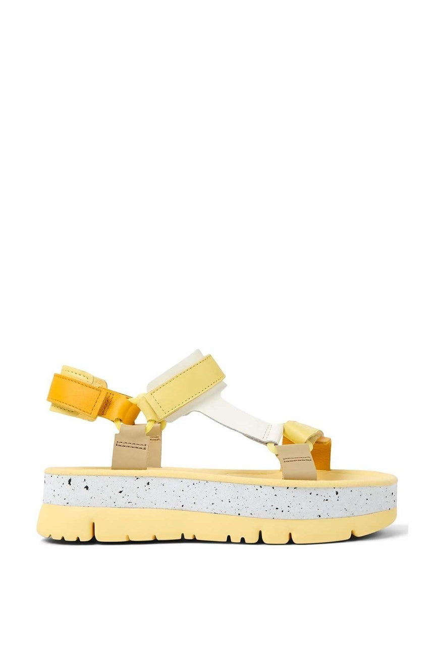 Camper Pav.Calima,Serv.Botij/OS.Gra.Bian-Citrin Kadın Sandalet Renkli