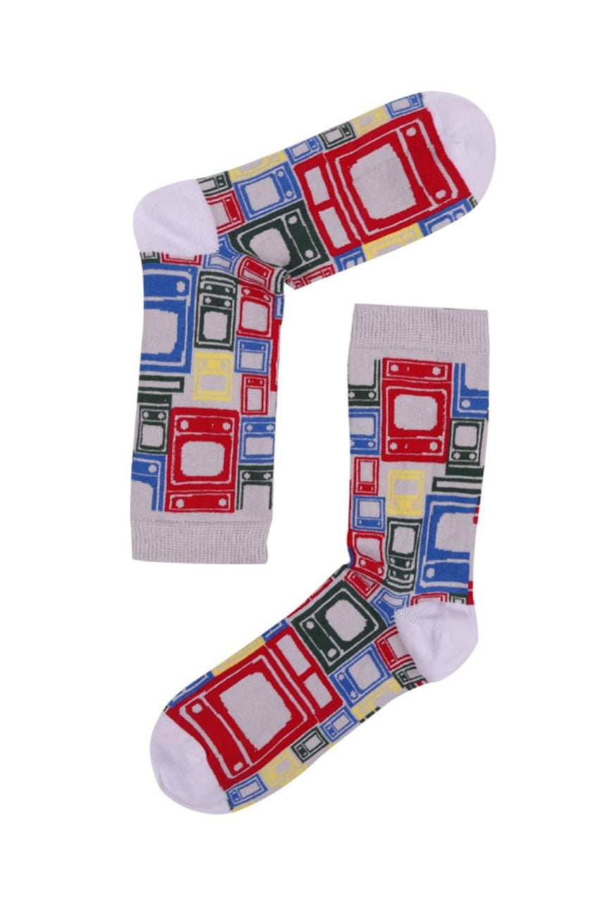 The Socks Campany On Screen Çok Renkli Çorap Renkli