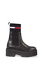 Tommy Hilfiger Flatform Chelsea Low Boot Black