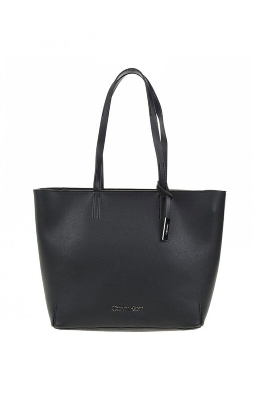 Calvin Klein Stitch Ew Shopper Kadın Kol Çantası Black