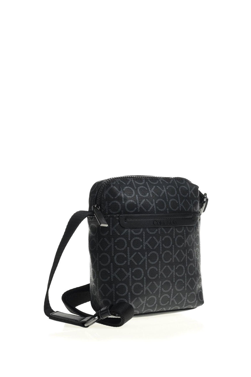 Calvin Klein Mono Mini Çapraz Askılı Erkek Çantası Black Mono