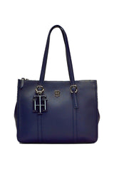 Tommy Hlifiger Th Chic Small Satchel Kadın El Çantası Sky Captain