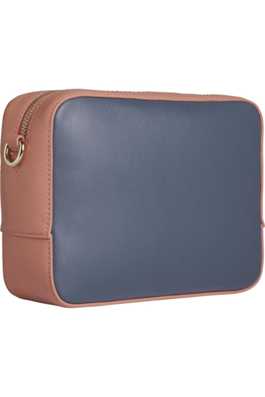 Tommy Hilfiger Iconic Tommy Camera Bag Cb Çapraz Askılı Kadın Çantası Charcoal Blue