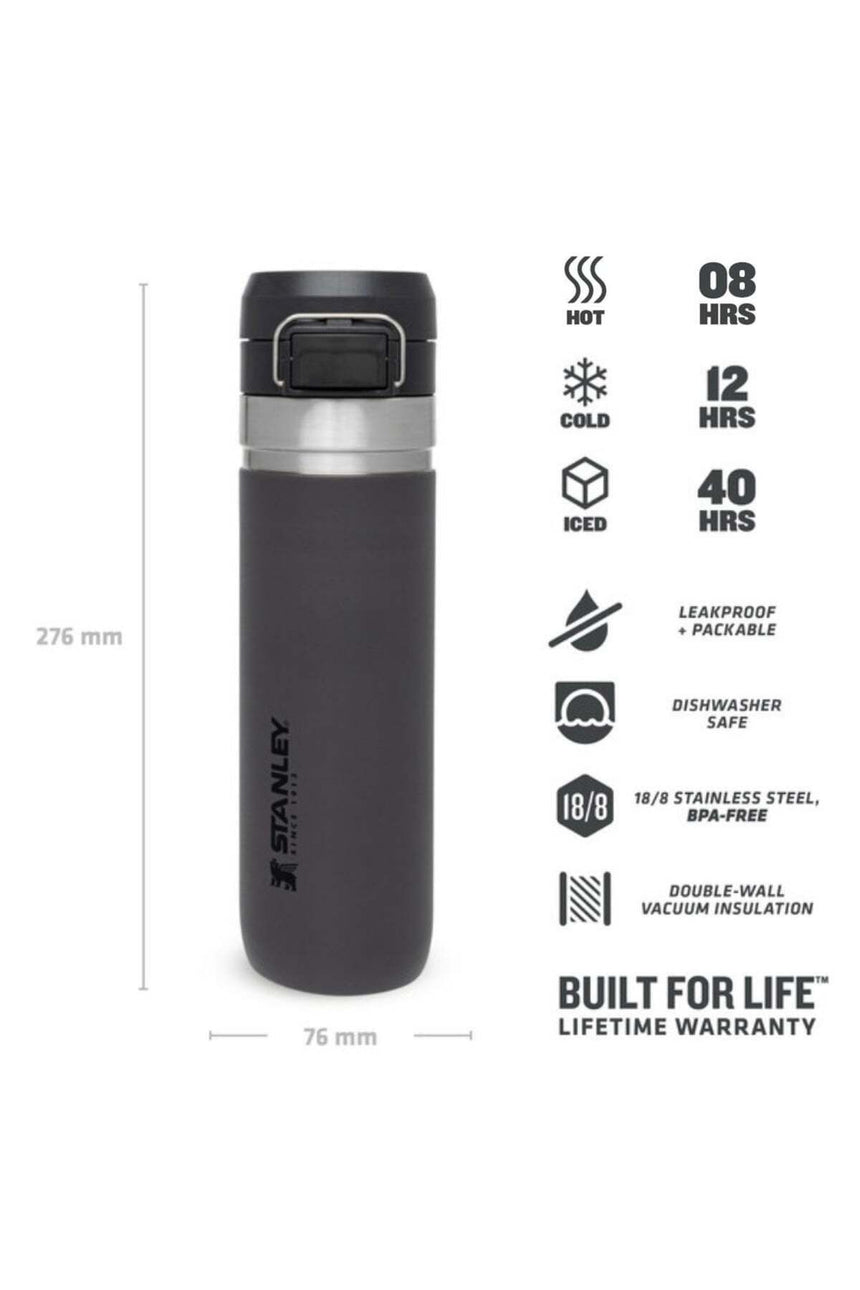 Stanley Quick Flip Serisi 0.70L Kilit Mekanizmalı Su Termosu Charcoal