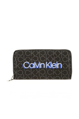Calvin Klein Monogram Kadın Cüzdanı Black Mono