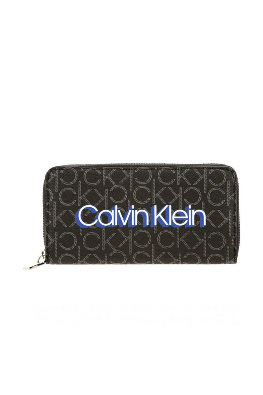 Calvin Klein Monogram Kadın Cüzdanı Black Mono