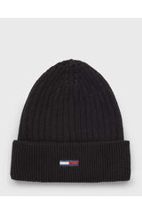 Tommy Hilfiger Knitted Hat Kadın Bere Black
