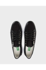 Benetton Kadın Sneakers Siyah - Beyaz