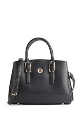 Tommy Hilfiger Honey Satchel Kadın El Çantası Black