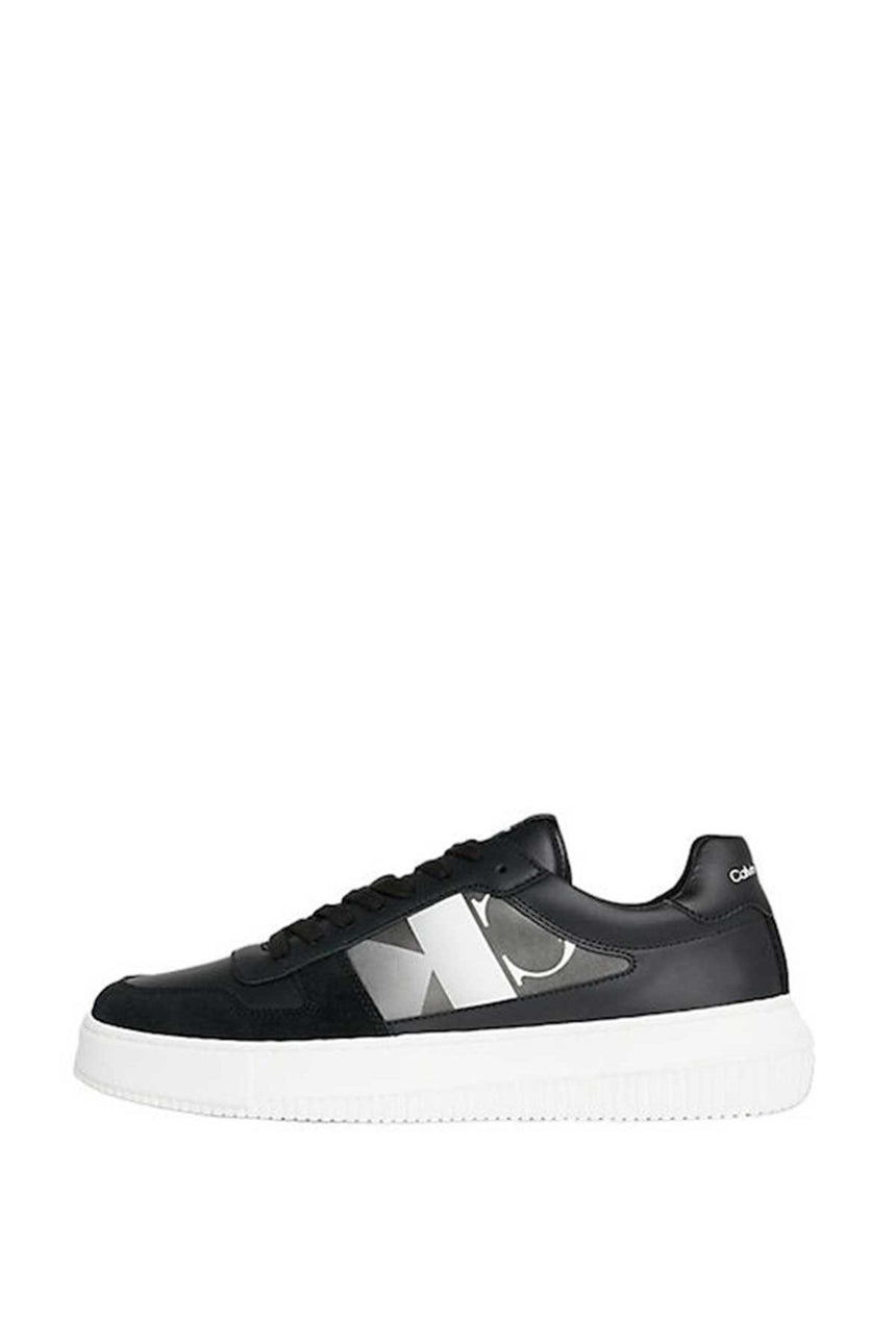 Calvin Klein Chunky Cup Lace Up Sneakers Black/Bright White