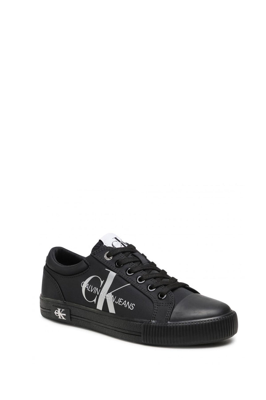 Calvin Klein Vulcanized Laceup Pes Kadın Sneakers Full Black