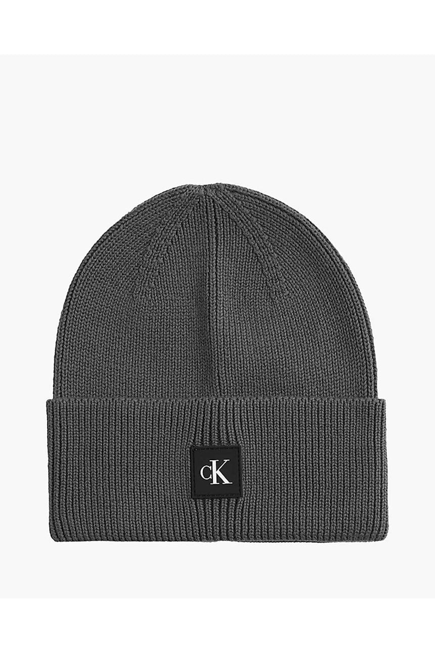 Calvin Klein Rubber Patch Erkek Bere Grey