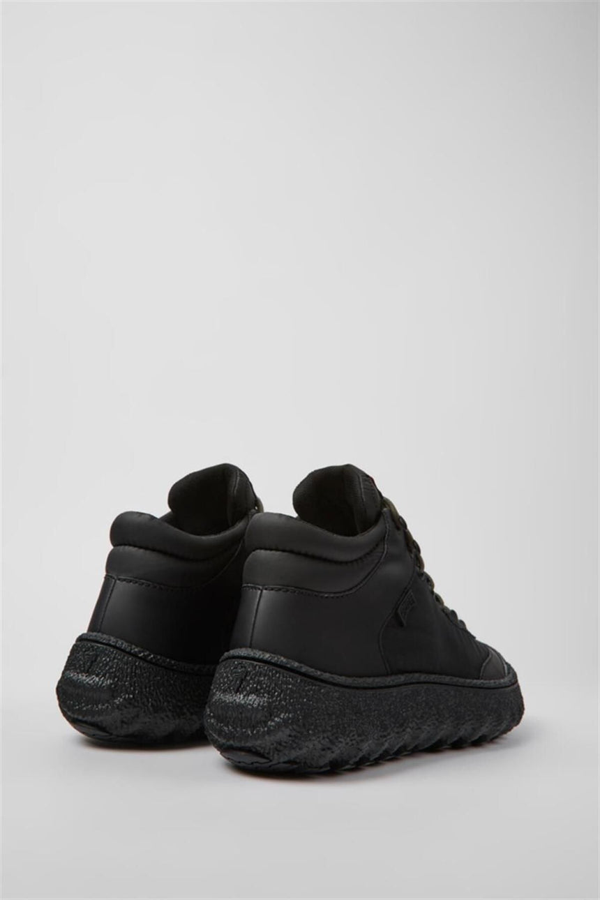 Camper Ground Lace Up Boot Siyah