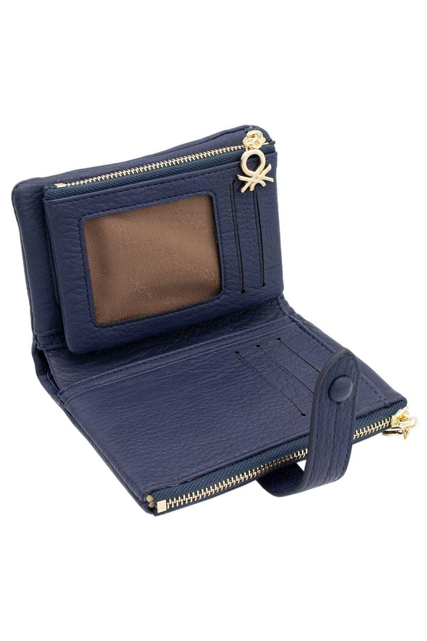 Benetton Vintage Small Kadın Cüzdanı Lacivert