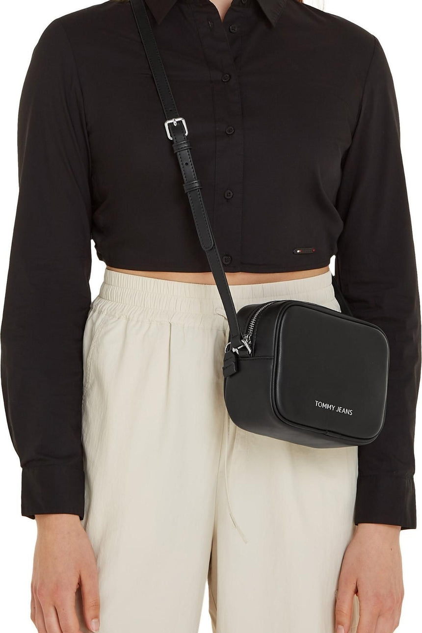 Tommy Hilfiger Ess Must Ayarlanabilir Çapraz Askılı Çanta Black