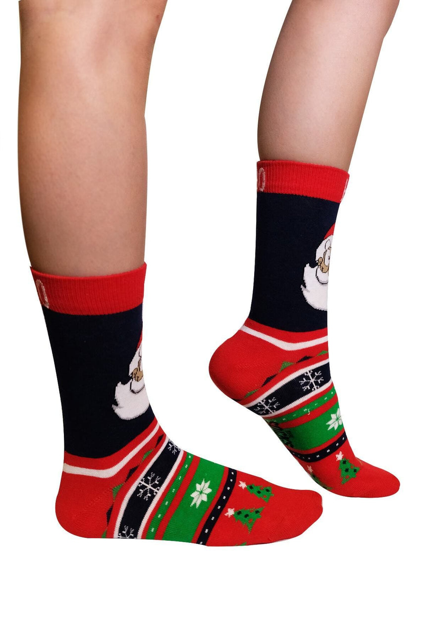 The Socks 3'lü Yılbaşı Desenli Kutulu Çorap Seti Renkli