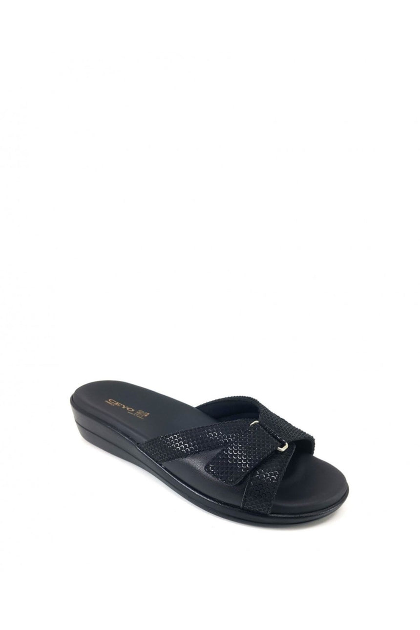 Ceyo Memory Foam Comfort Terlik Siyah