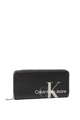 Calvin Klein Kadın Heykel Monogram Cüzdan Black